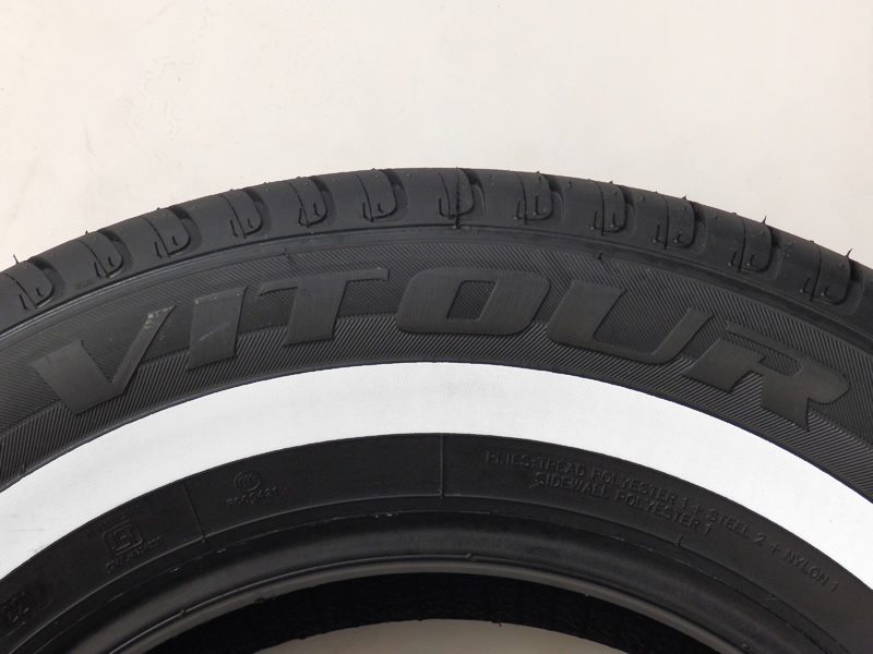 195/70R14 4本セット【新品未開封品】ホワイトリボンタイヤ VITOUR(ヴィツァー)在庫有り！当日発送可！_画像4