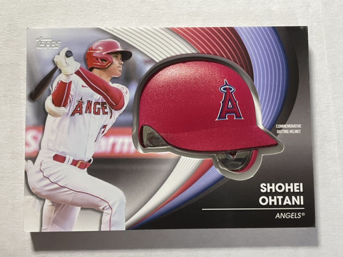 大谷翔平 ヘルメット【2022 TOPPS SERIES 2 COMMEMORATIVE BATTING HELMET SHOHEI OHTANI BH-SO】 エンジェルス ドジャースの画像1