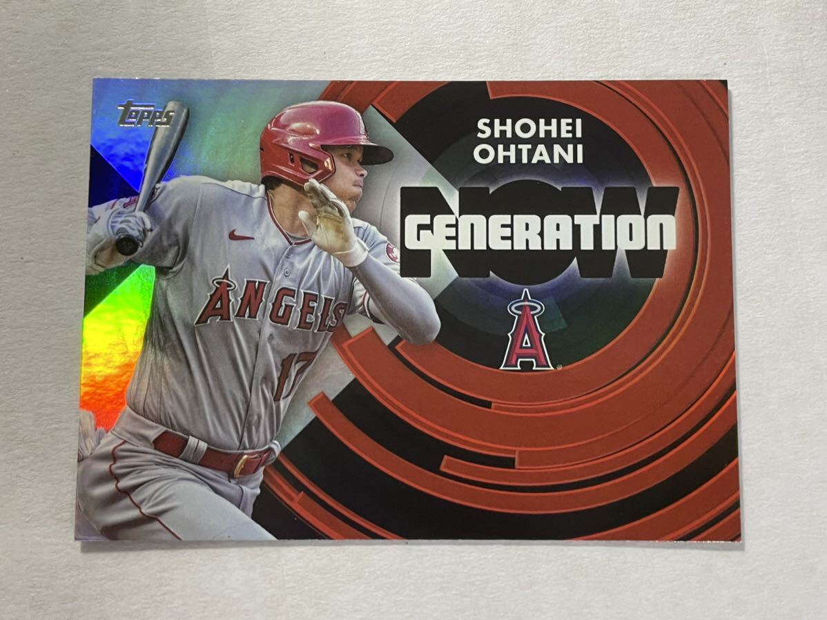 大谷翔平 2022 Topps RAINBOW FOIL Generation インサート Shohei Ohtani MLBカード_画像1