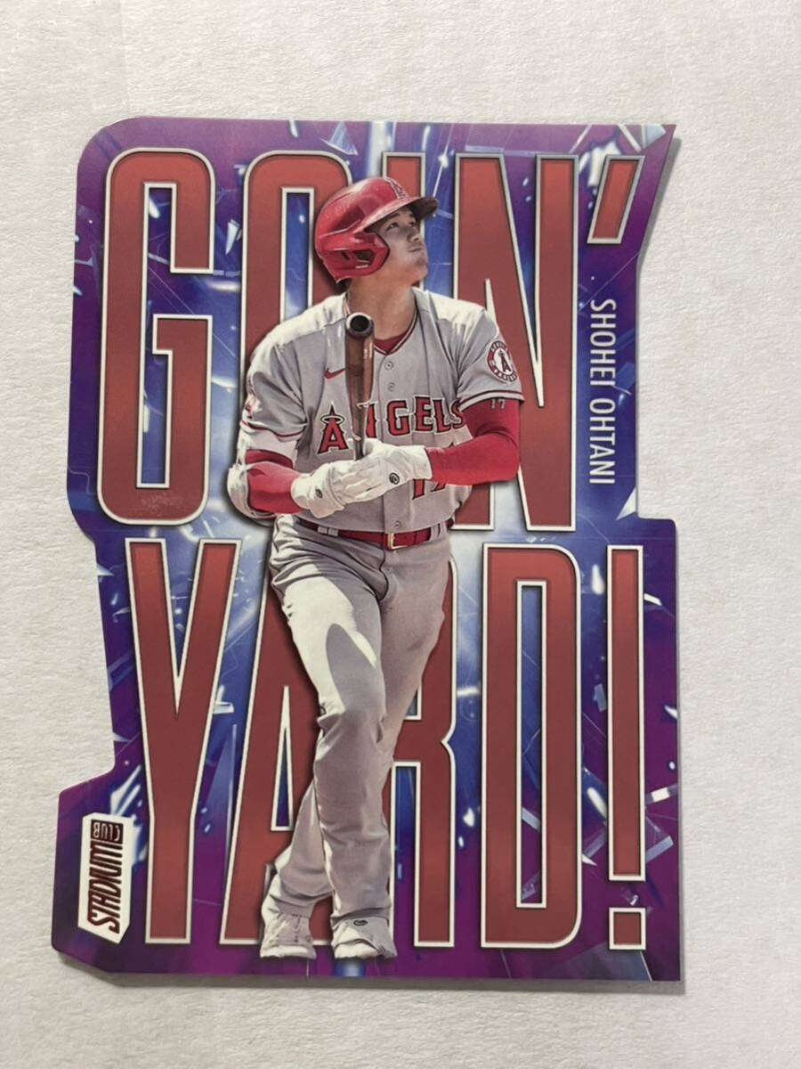 大谷翔平 2023 Topps Stadium RED Goin Yard Die Cut ダイカット Shohei Ohtani ドジャース MLBカード_画像1