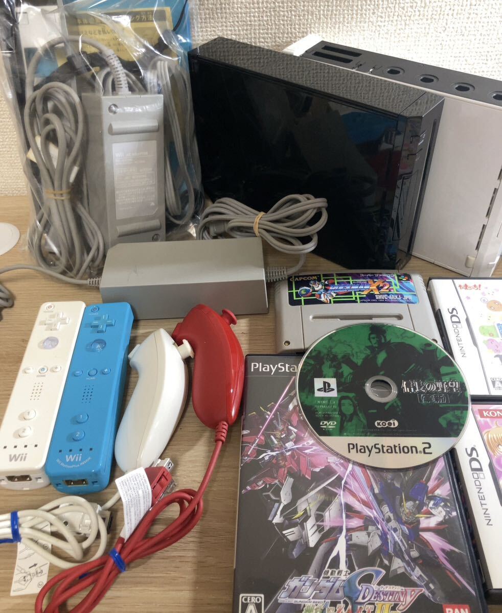 Wii ゲーム 大量 まとめ売り PS2 SFC ロックマン 1000円スタート リモコン Nintendo SONY_画像2