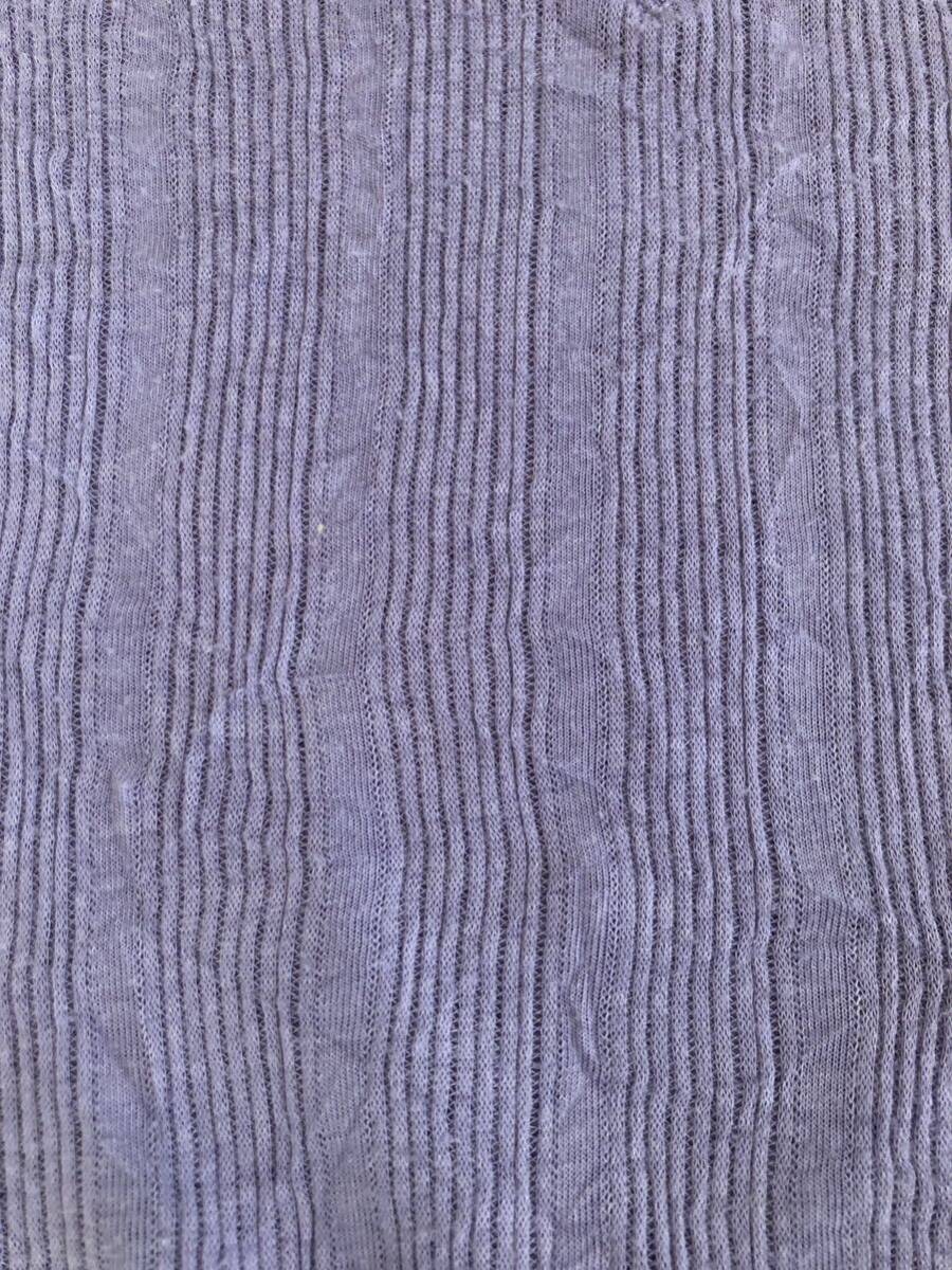 トルネードマート　Vネック Tシャツ カットソー 半袖 薄紫　M_画像4