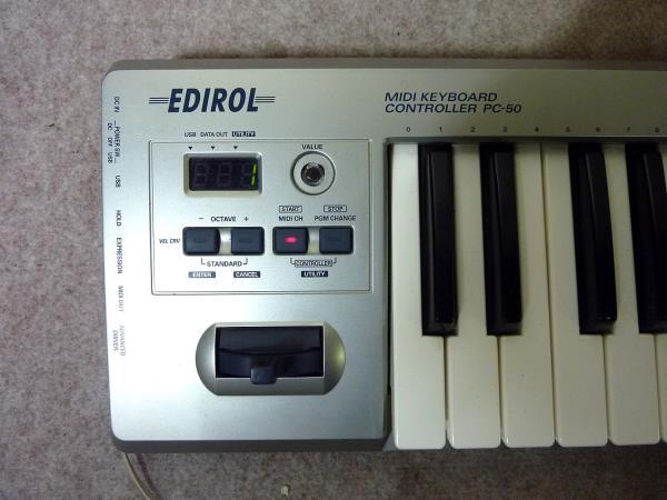 ◆Roland/Midiキーボード EDIROL PC-50 ◆_画像2