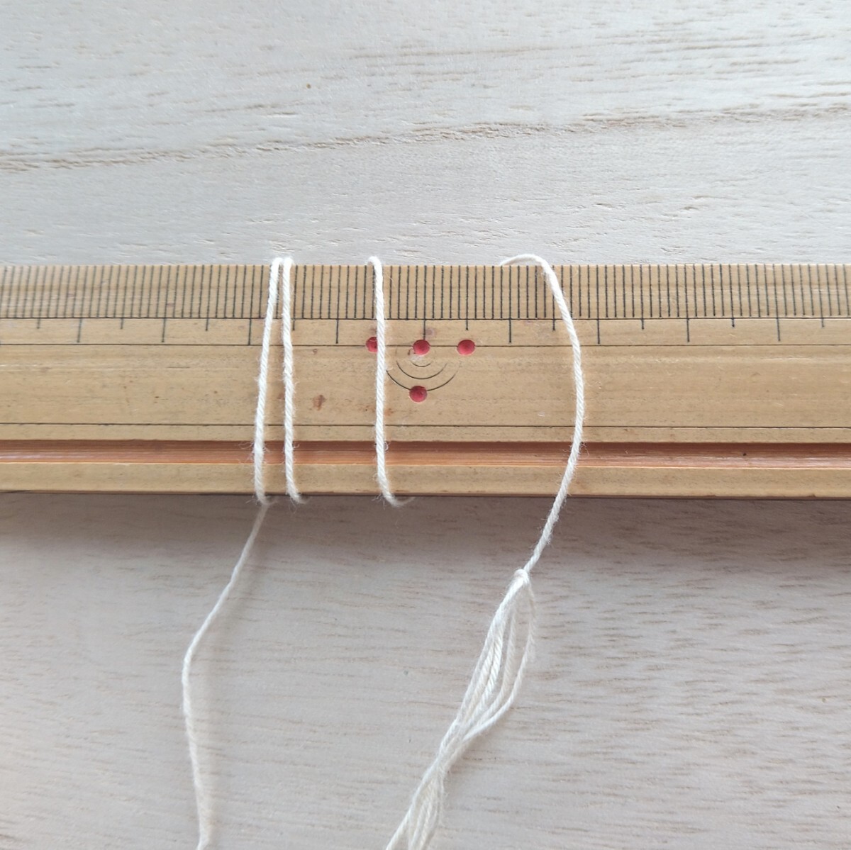 刺し子糸、編み物、織物にも♪草木染め糸　びわ染め　綿　コットン_画像3