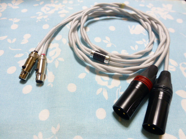 HEDD Audio HEDDPhone 用 BELDEN 1804a 八芯 200cm 長め XLR コネクタ 3ピン×2 メタルminiXLR neutrik 最新ロットver 16074円