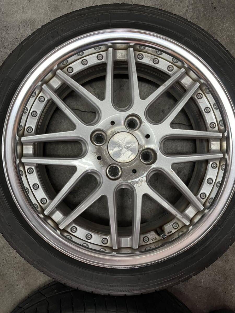 WORK RIZALTADO MESH 16インチ 6.0J ワーク リザルタード メッシュ +45 タイヤ付き 165/50R16 TOYO TRANPATH LuK トーヨー トランパス 廃盤の画像2