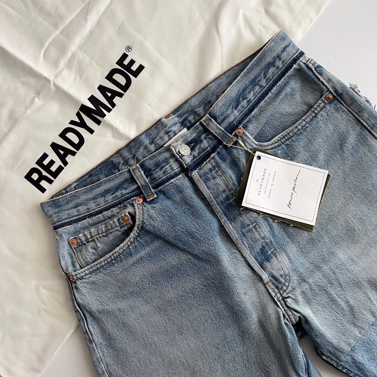 希少 新品未使用 READYMADE レディメイド リーバイス LEVI’S FLARE DENIM PANTS W33 L31 USヴィンテージ 正規購入品の画像4