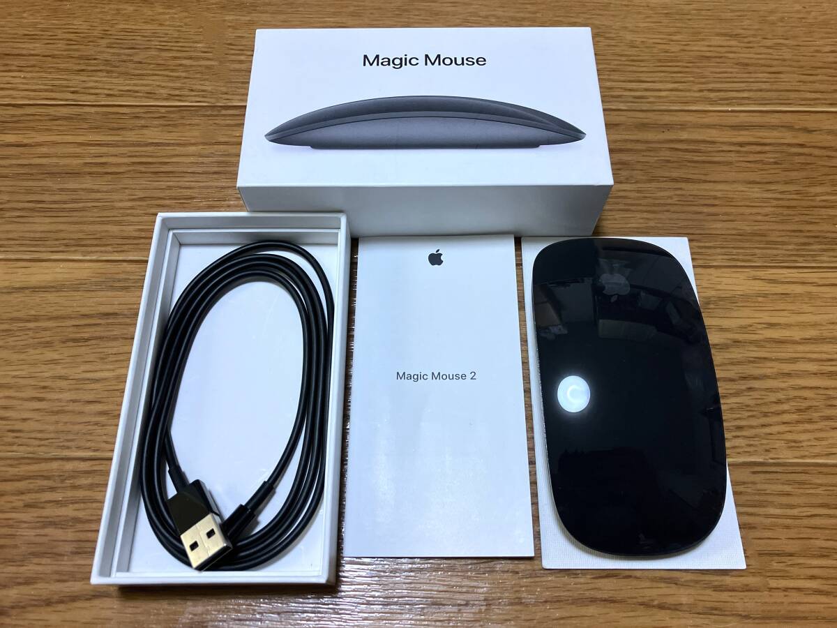 Apple Magic Mouse 2 SPACE GRAY Multi-Touch対応 アップル マジック マウス2 スペースグレイ_画像3