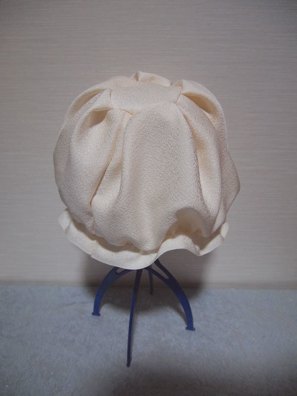  new goods silk made * Night cap eggshell white . after crepe-de-chine cloth silk 100% silk made 
