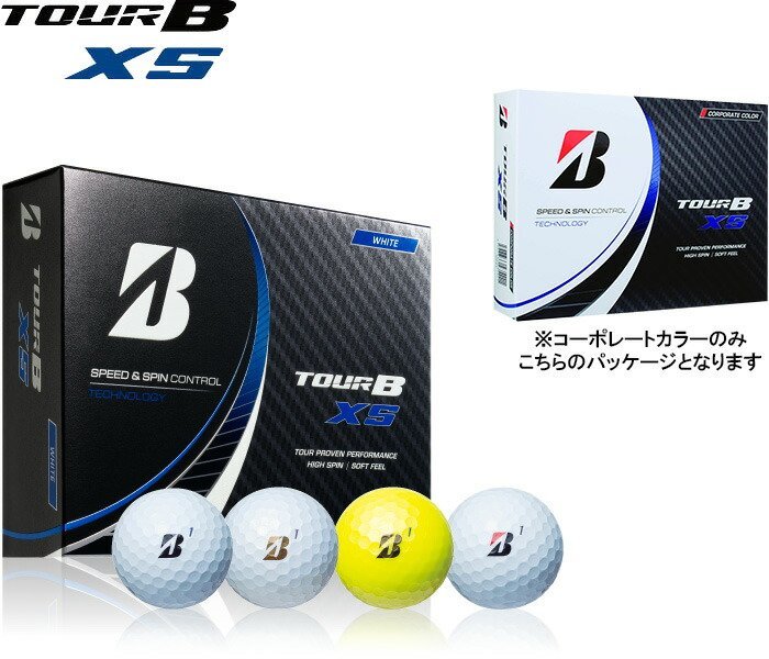 [新品・未使用]BRIDGESTONE GOLF ブリヂストン ゴルフ ゴルフボール TOUR B XS 1ダース 2022年モデル カラー：WHITE ③_画像1