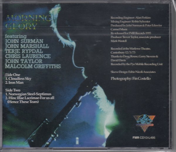 【英JAZZ ROCK名盤】JOHN SURMAN / MORNING GLORY（輸入盤CD）の画像2