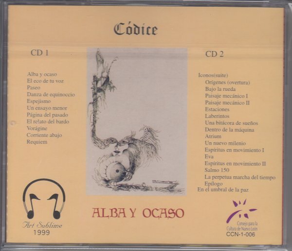 【メキシコ】CODICE / ALBA Y OCASO（輸入盤2枚組CD）_画像2