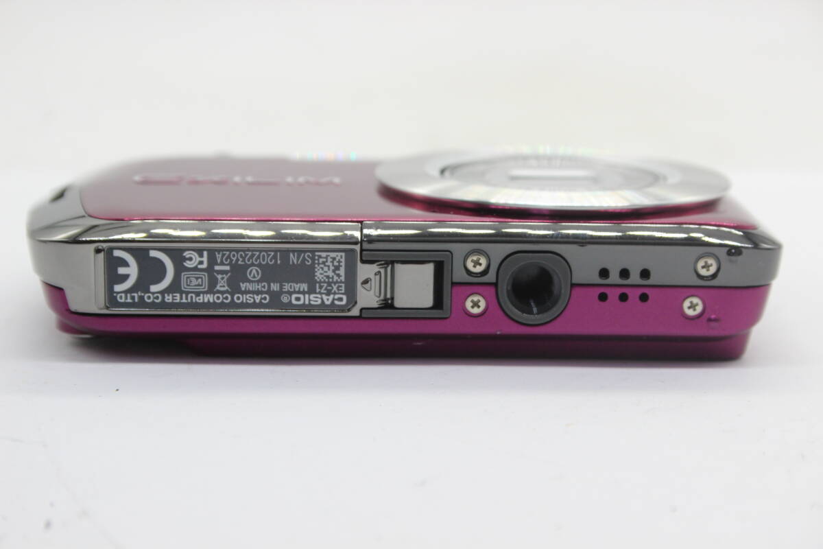 【返品保証】 カシオ Casio Exilim EX-Z1 ピンク 3x バッテリー付き コンパクトデジタルカメラ s7406_画像7