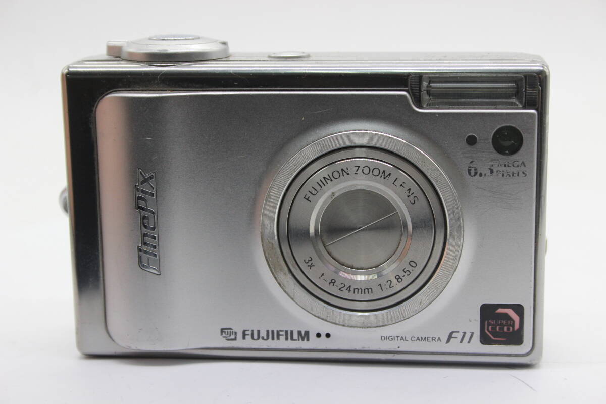 【返品保証】 フジフィルム Fujifilm Finepix F11 3x バッテリー付き コンパクトデジタルカメラ s7424_画像2