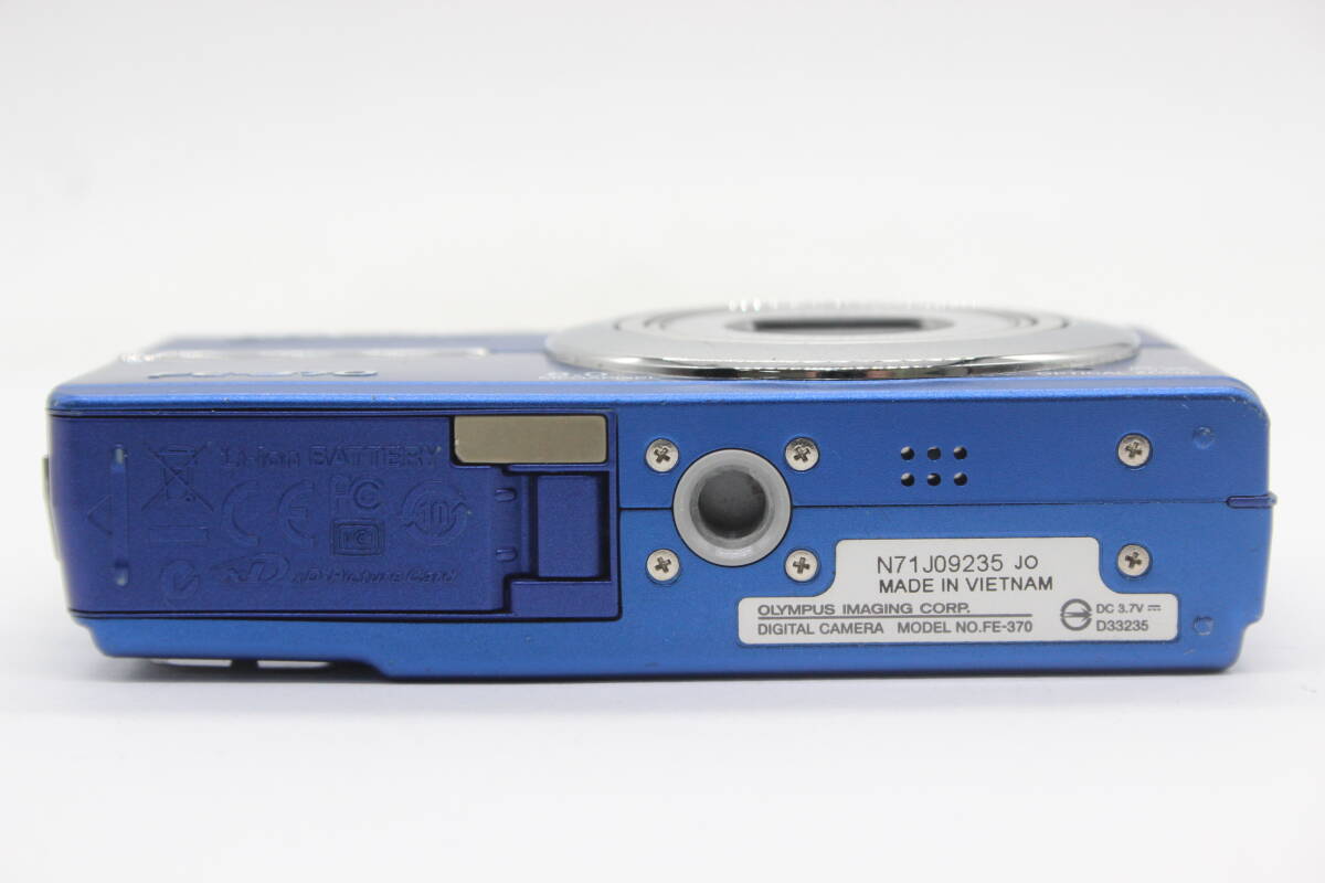 【返品保証】 オリンパス Olympus FE-370 ブルー 5x バッテリー付き コンパクトデジタルカメラ s7594_画像7