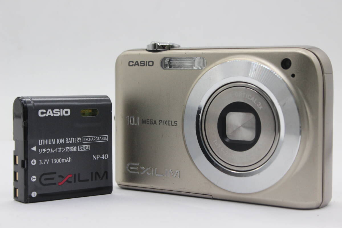 【返品保証】 カシオ Casio Exilim EX-Z1050 3x バッテリー付き コンパクトデジタルカメラ s7601