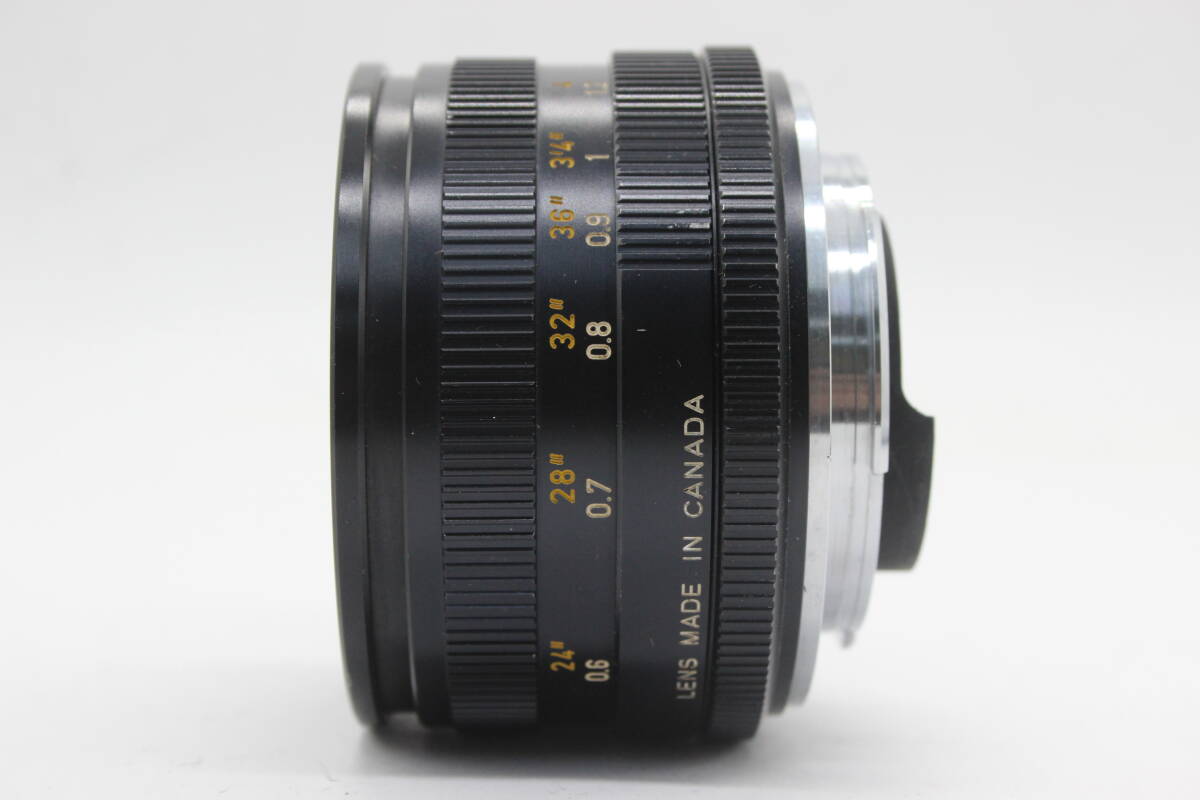【訳あり品】 ライカ Leica Summicron-R 50mm F2 Leitz Canada レンズ s7627の画像4