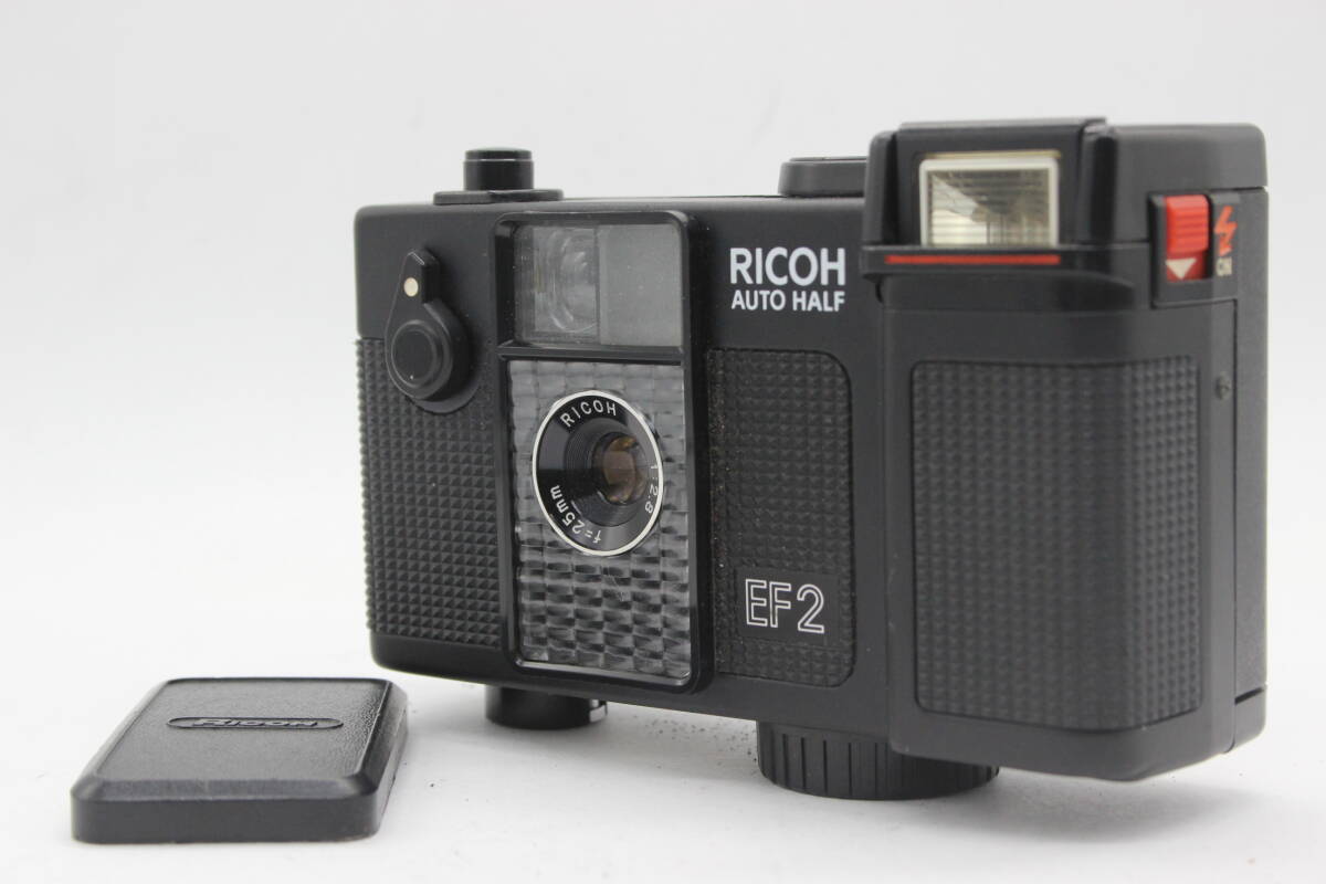 【返品保証】 リコー Ricoh Auto Half EF2 25mm F2.8 コンパクトカメラ s7649