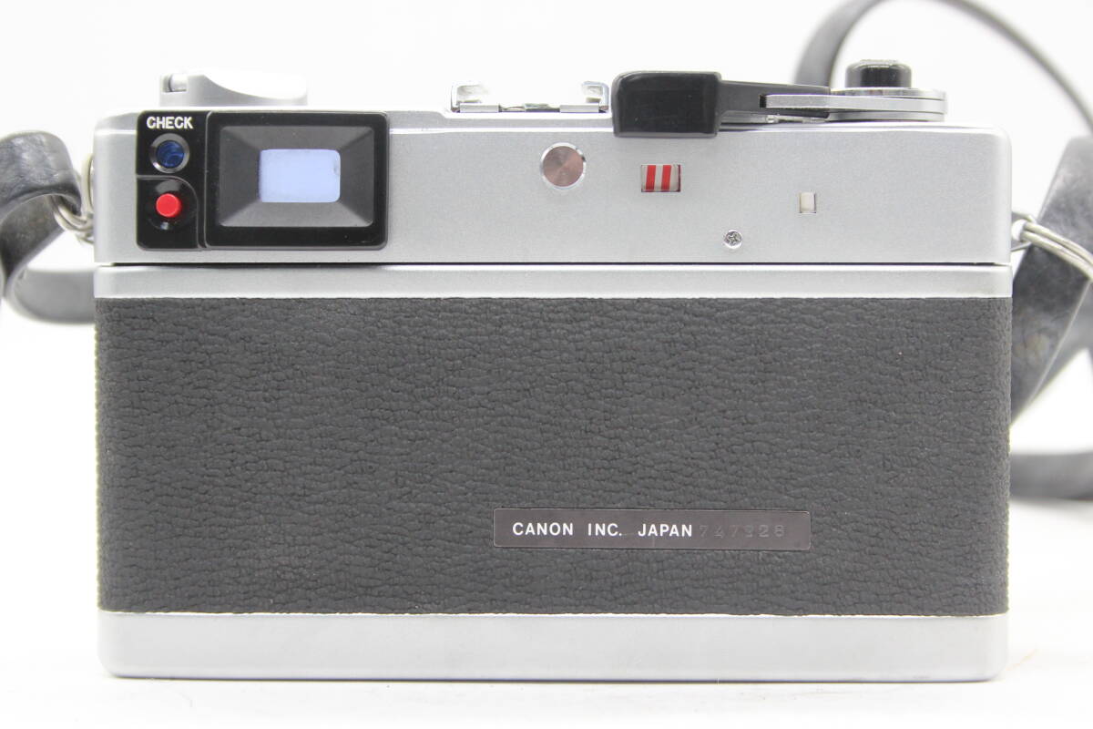 【返品保証】 【元箱付き】キャノン Canon Canonet QL17 G-III 40mm F1.7 ケース付き レンジファインダー カメラ s7946_画像4