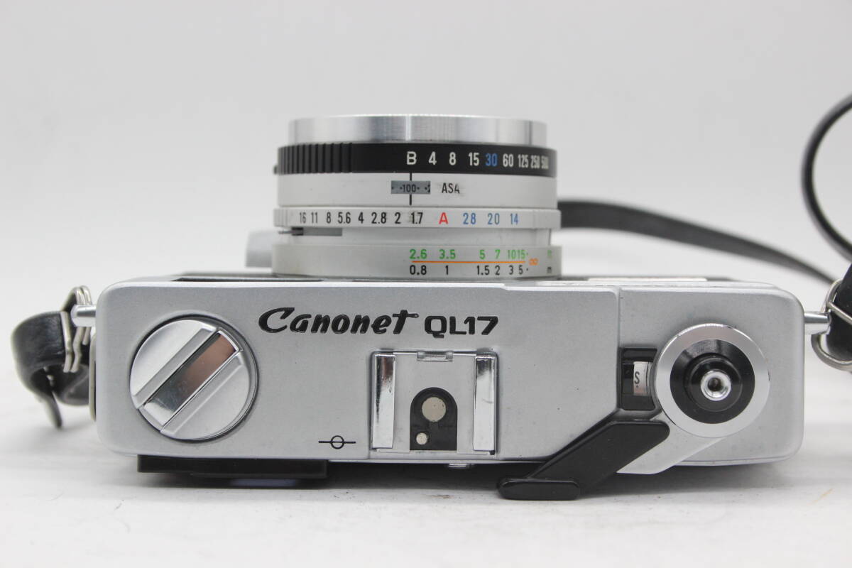 【返品保証】 【元箱付き】キャノン Canon Canonet QL17 G-III 40mm F1.7 ケース付き レンジファインダー カメラ s7946_画像6