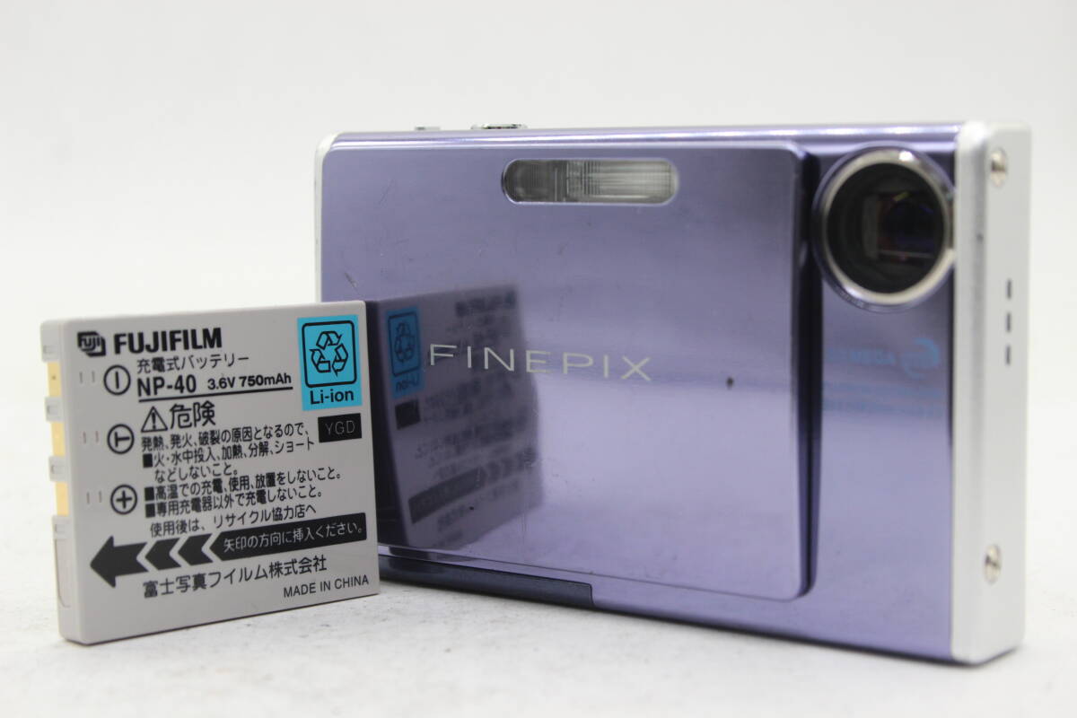 【返品保証】 フジフィルム Fujifilm Finepix Z3 ブルー 3x バッテリー付き コンパクトデジタルカメラ s8190_画像1
