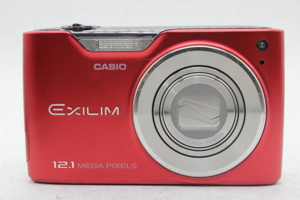 【返品保証】 カシオ Casio Exilim EX-Z450 レッド 4x バッテリー付き コンパクトデジタルカメラ s8202_画像2
