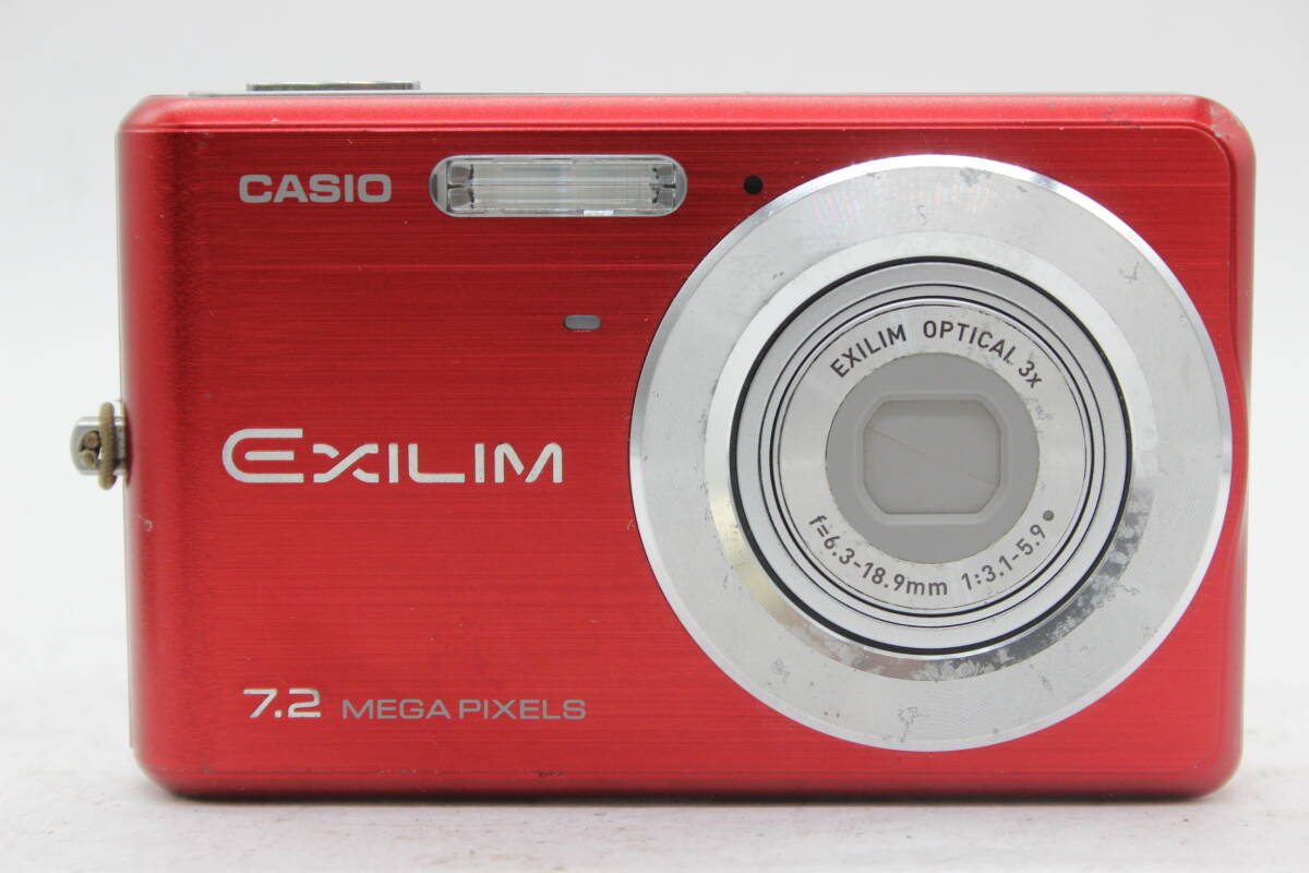 【返品保証】 カシオ Casio Exilim EX-Z77 レッド 3x バッテリー付き コンパクトデジタルカメラ s8216_画像2