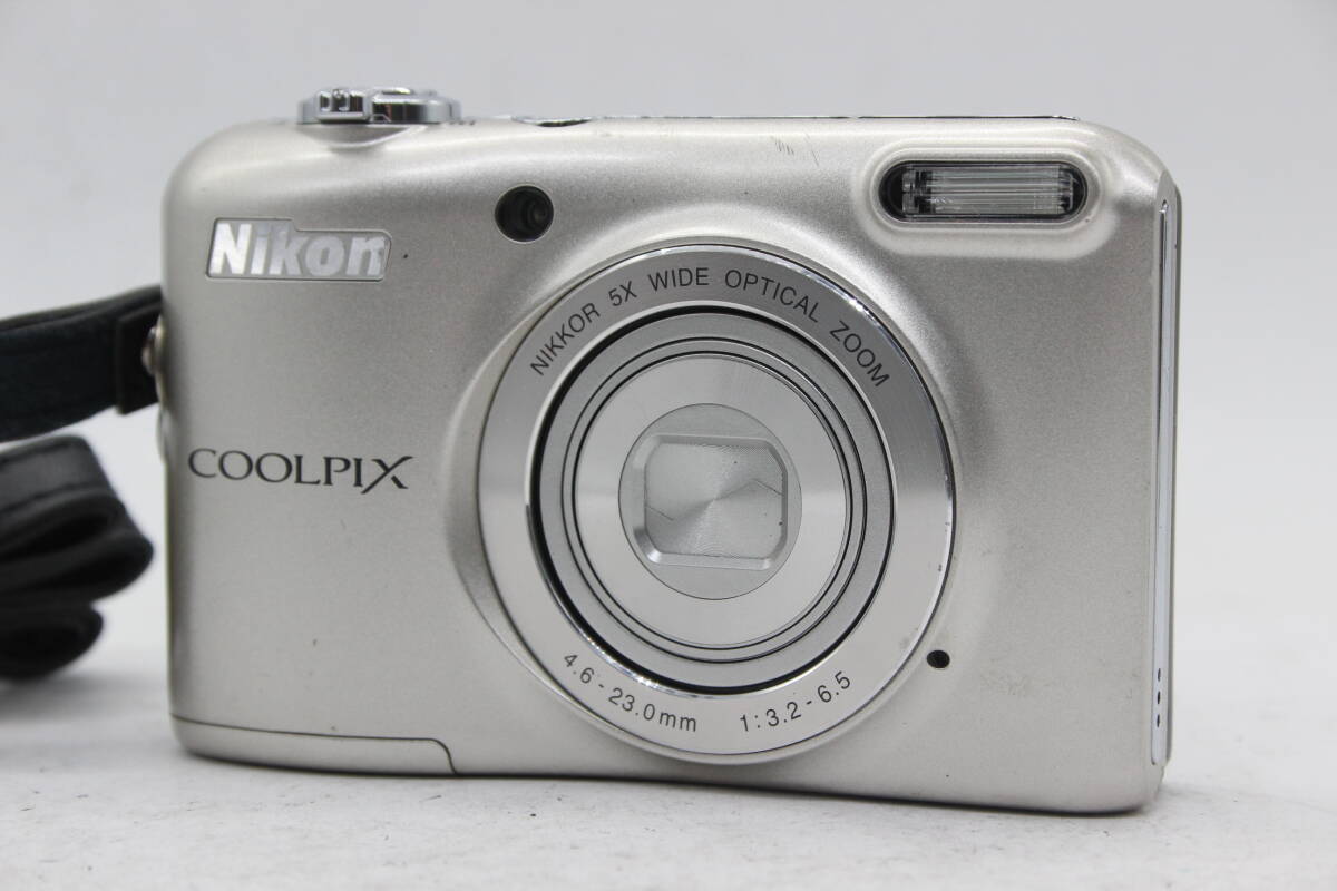 【美品 返品保証】 【便利な単三電池で使用可】ニコン Nikon Coolpix L28 5x コンパクトデジタルカメラ s8235