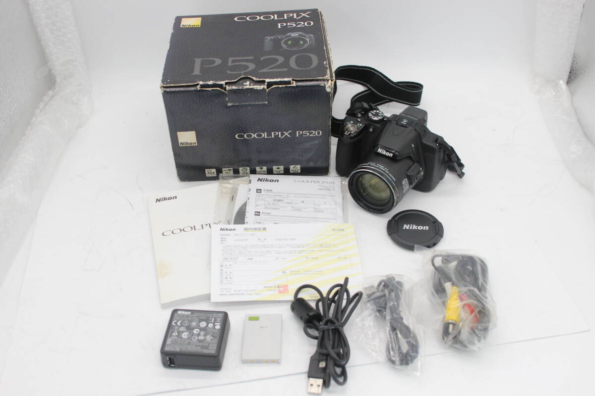 7405円 【返品保証】 【元箱付き】ニコン Nikon Coolpix P520 7405円 【返品保証】 【元箱付き】ニコン Nikon Coolpix P520