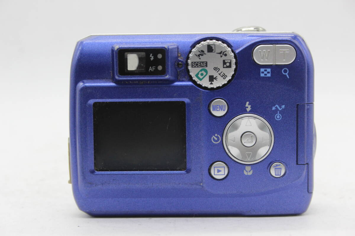 【返品保証】 【便利な単三電池で使用可】ニコン Nikon Coolpix E4100 ブルー コンパクトデジタルカメラ s8304_画像4