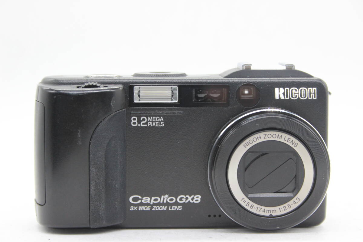【返品保証】 【便利な単三電池で使用可】リコー Ricoh Caplio GX8 3x コンパクトデジタルカメラ s8307_画像2