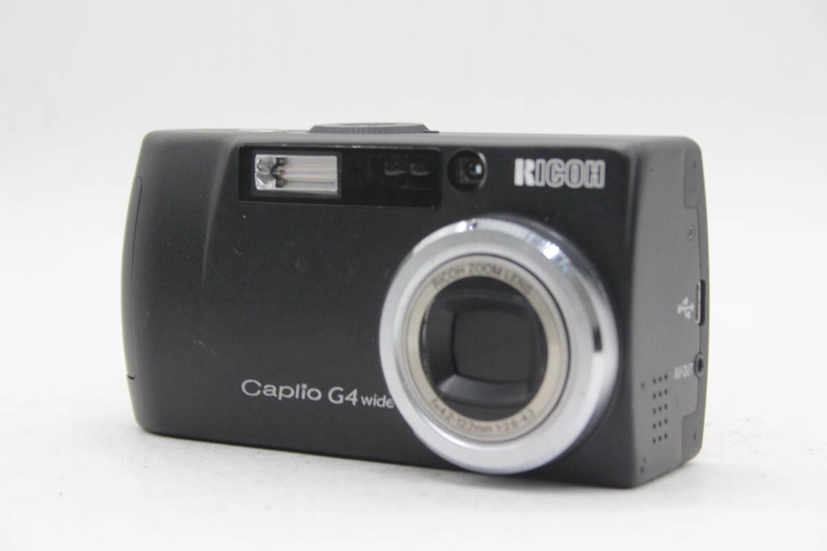 【返品保証】 【便利な単三電池で使用可】リコー Ricoh Caplio G4 Wide コンパクトデジタルカメラ s8308_画像1