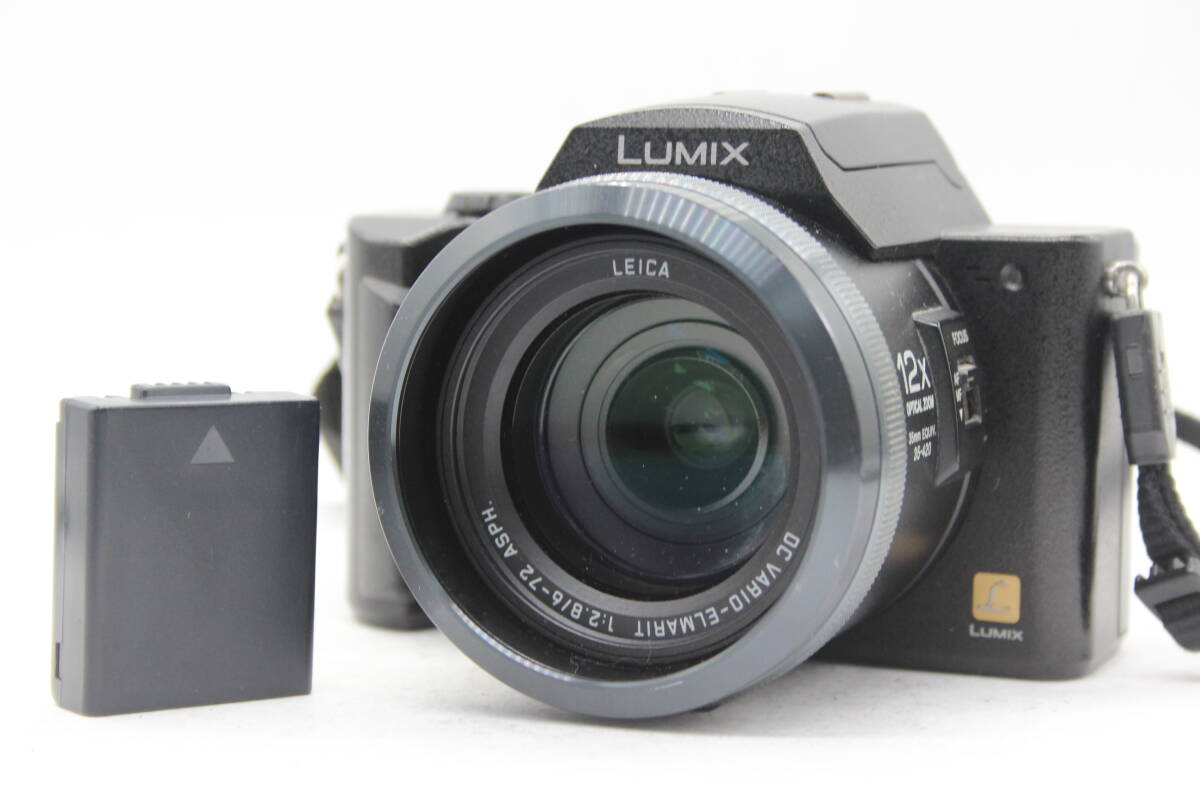 【返品保証】 パナソニック Panasonic LUMIX DMC-FZ10 12x バッテリー付き コンパクトデジタルカメラ s8283_画像1