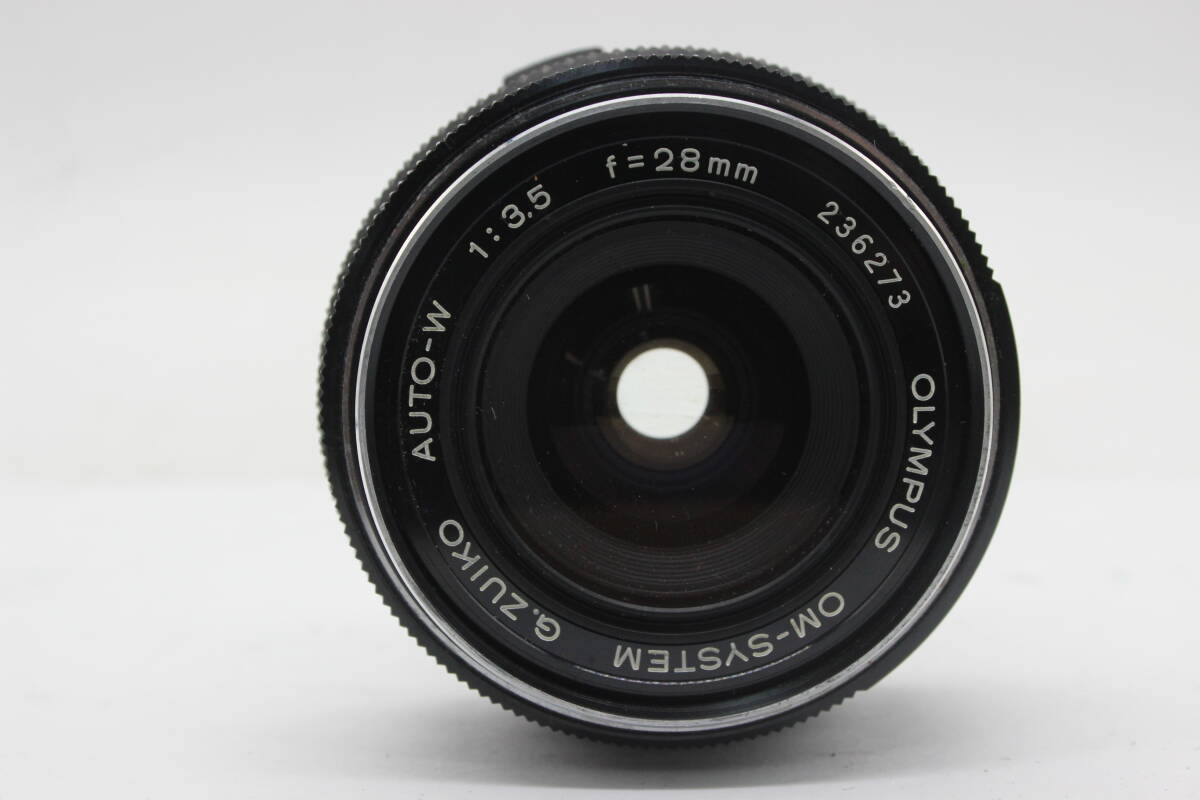 【返品保証】 オリンパス Olympus OM-2 G.Zuiko Auto-w 28mm F3.5 Bounce Grip ボディレンズセット s8374_画像9