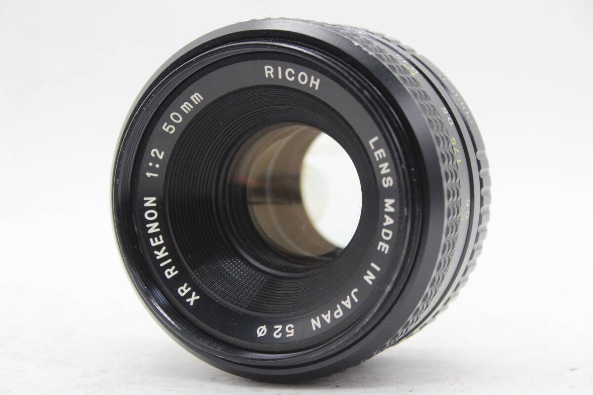 【返品保証】【和製ズミクロン】 リコー Ricoh XR Rikenon 50mm F2 レンズ s8376_画像1