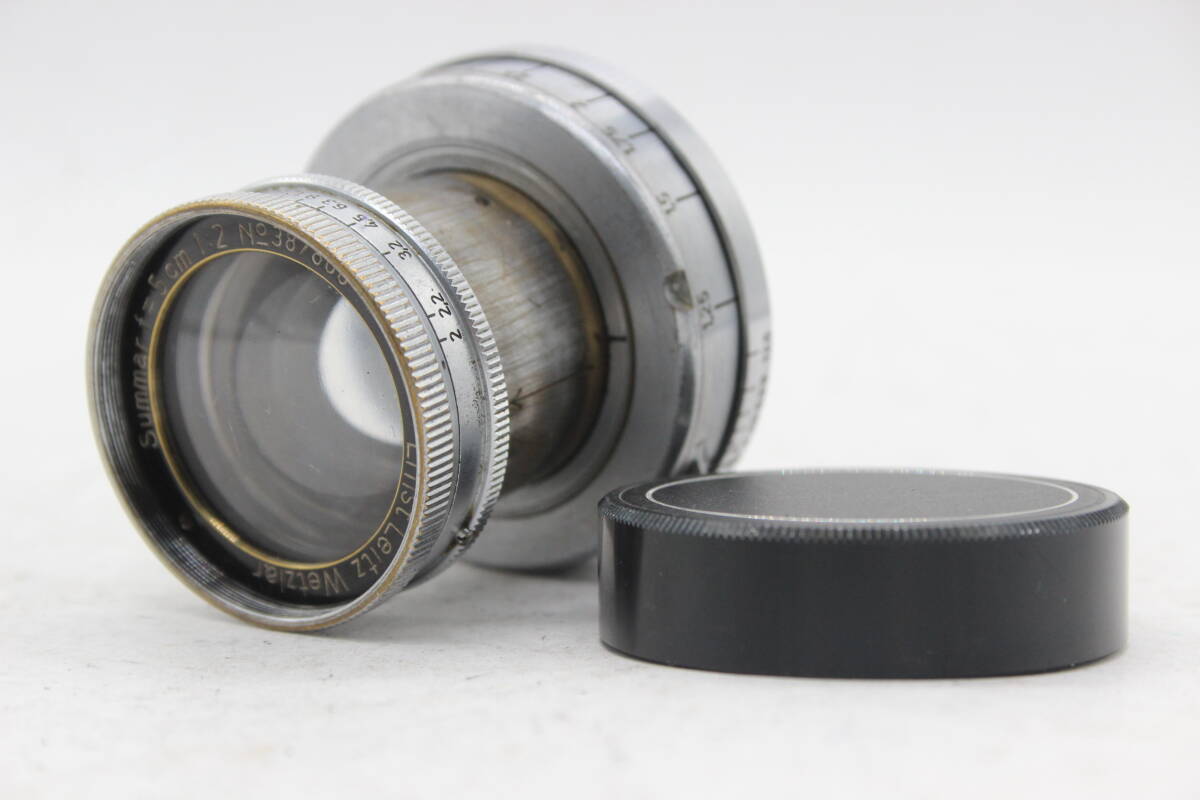 [ goods with special circumstances ] Ernst Leitz Wetzlar Summar 5cm F2 Leica L mount lens s8407