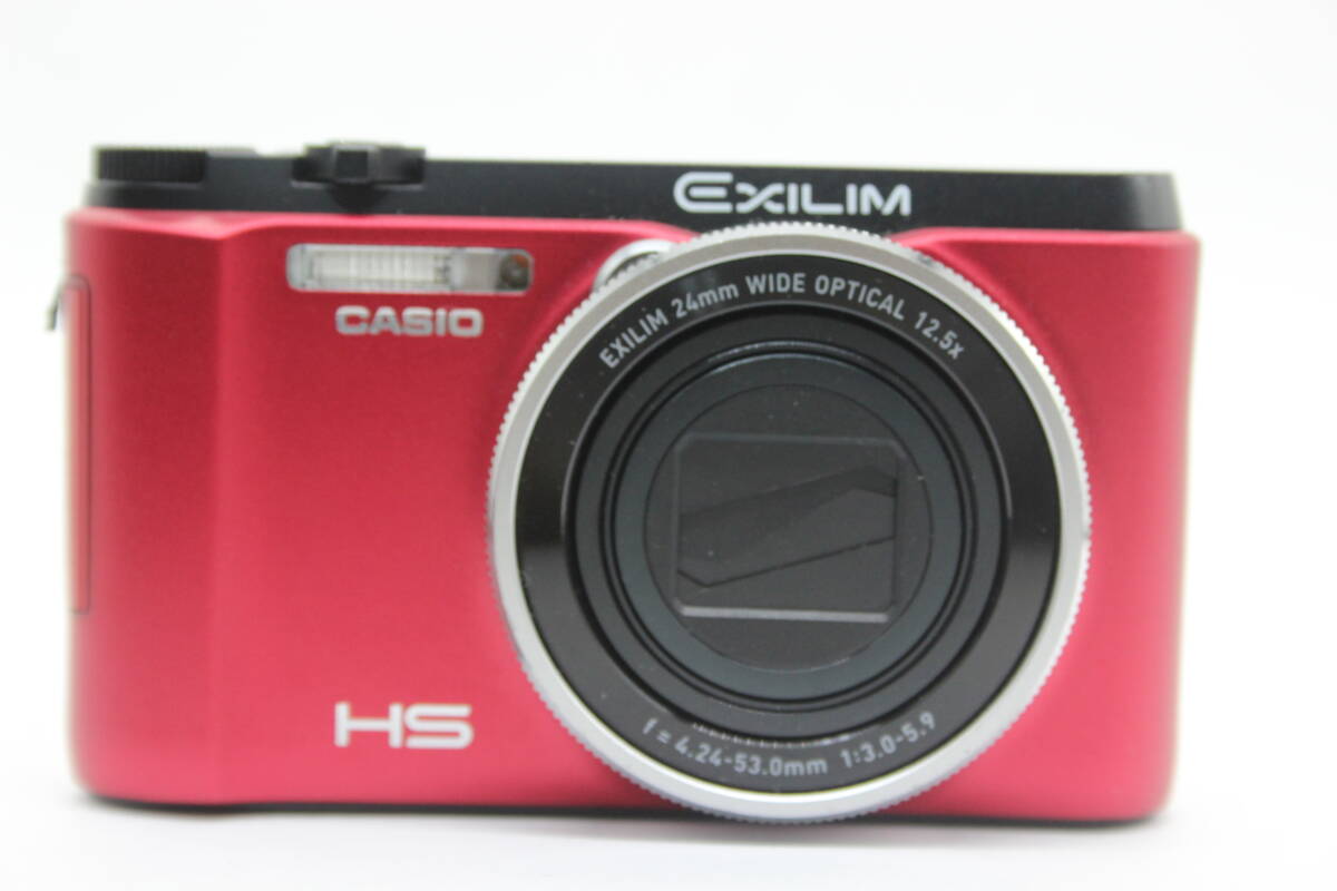 【返品保証】 カシオ Casio Exilim EX-ZR1000 レッド 12.5x バッテリー付き コンパクトデジタルカメラ s8873の画像2