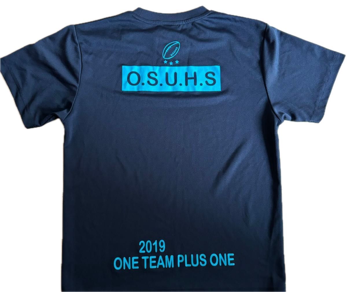 大阪産業大学附属高校 ラグビー部 ラグビーTシャツ 紺色 大産大 大阪産業大学附属高校 ラグビー部 ラグビーTシャツ 紺色 大産大