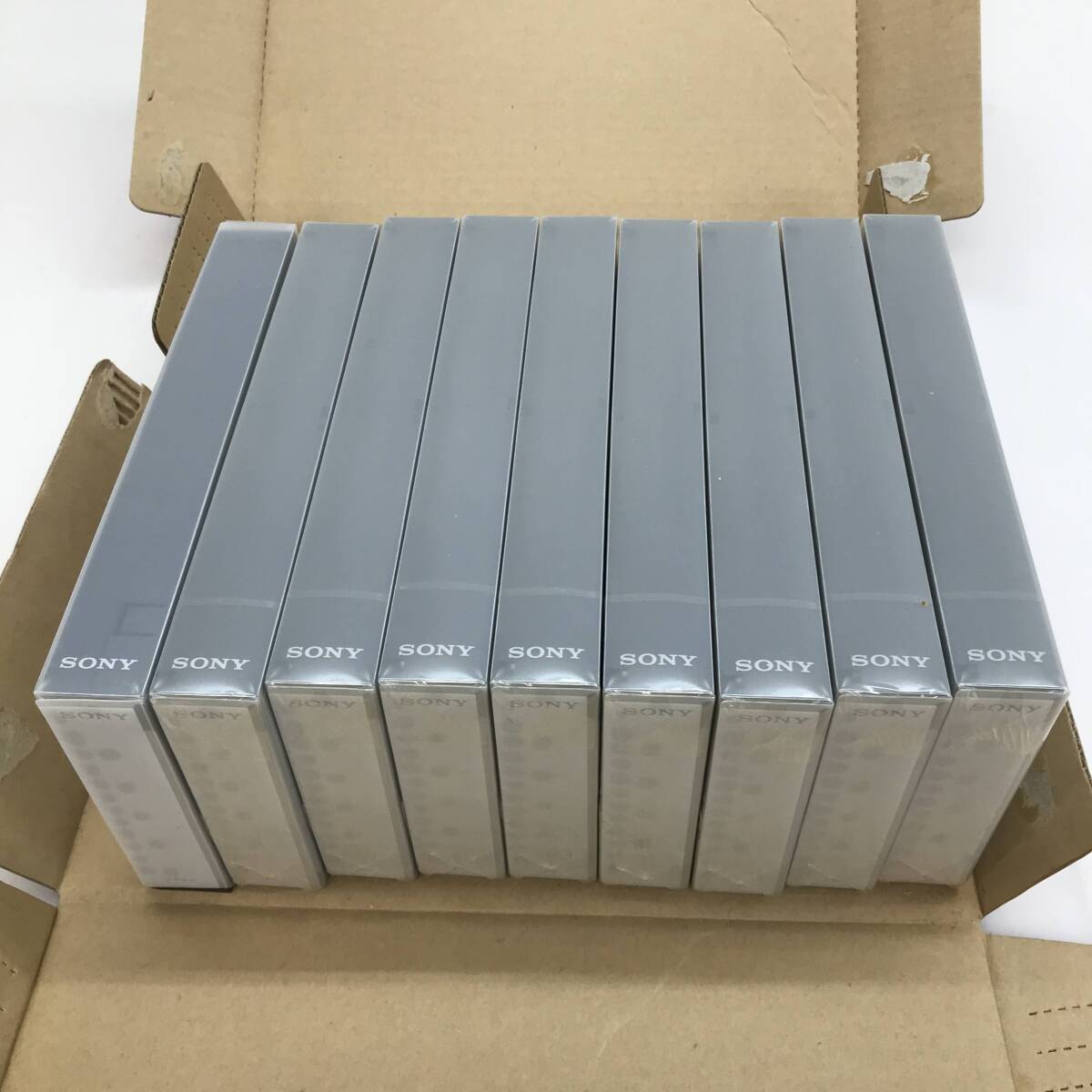 No.3998[*1 jpy ~]* unused * SONY VHS tape summarize 9 pcs set secondhand goods 