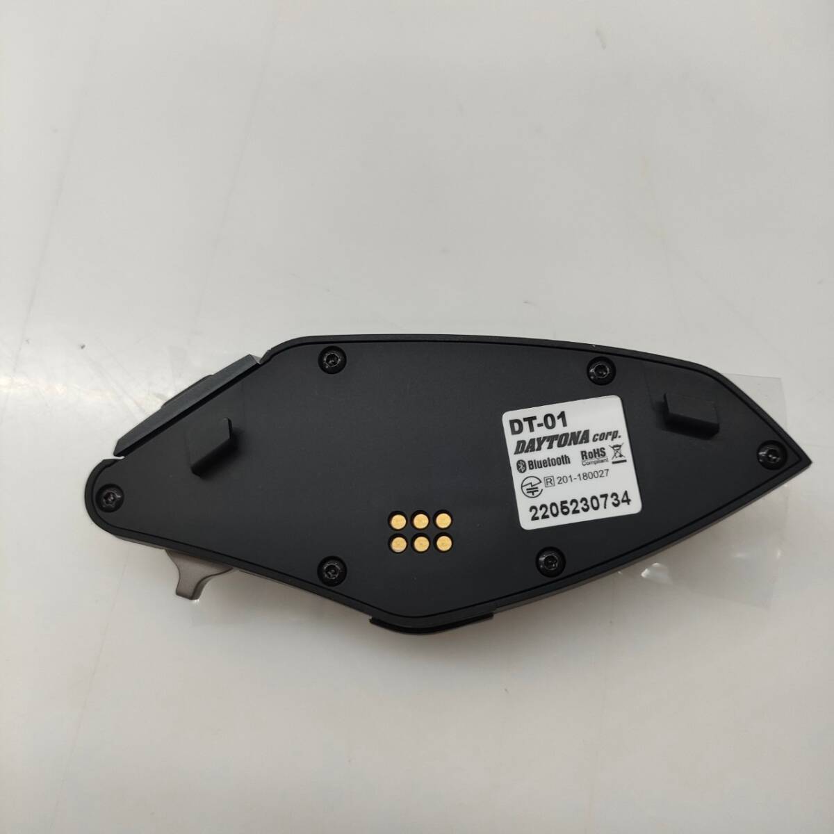 No.4087★1円～【インカム】デイトナ DT-O1 BLUETOOTH INTERCOM 1個セット インカム バイク用に パーツ 中古品_画像4