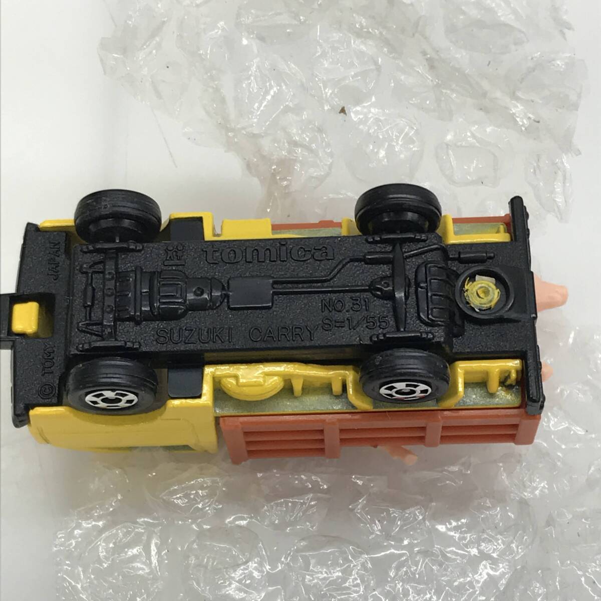 No.3907★1円～【ミニカー】トミカ 黒箱 39 スズキ キャリー 家畜運搬車 中古品_画像8