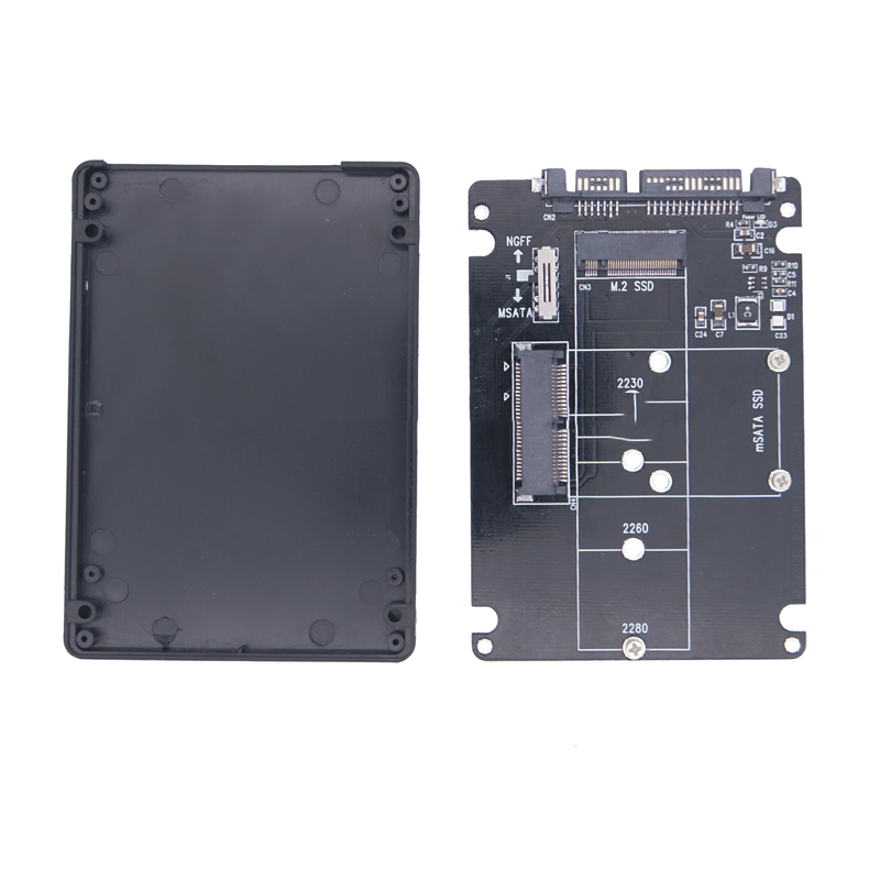 ngff m.2 sata ssd & msata ssd →2.5インチsata3.0 変換アダプタ 2in1コンボ_画像5