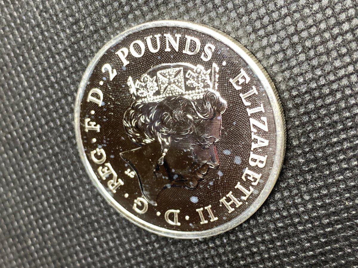 31.1グラム 2021年 (新品) イギリス「 英国王室の紋章・ライオン・ユニコーン 」純銀 1オンス 銀貨の画像4