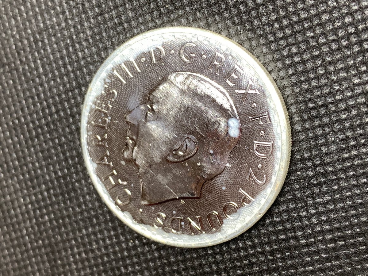 31.1グラム 2023年 (新品) イギリス「ブリタニア」純銀 1オンス 銀貨 (チャールズ3世)の画像4