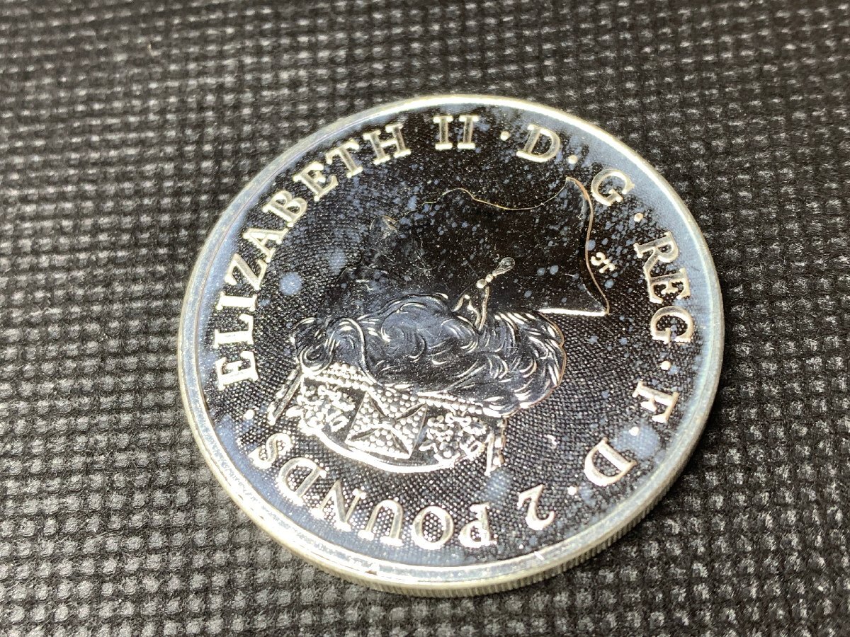 31.1グラム 2021年 (新品) イギリス「 英国王室の紋章・ライオン・ユニコーン 」純銀 1オンス 銀貨の画像6