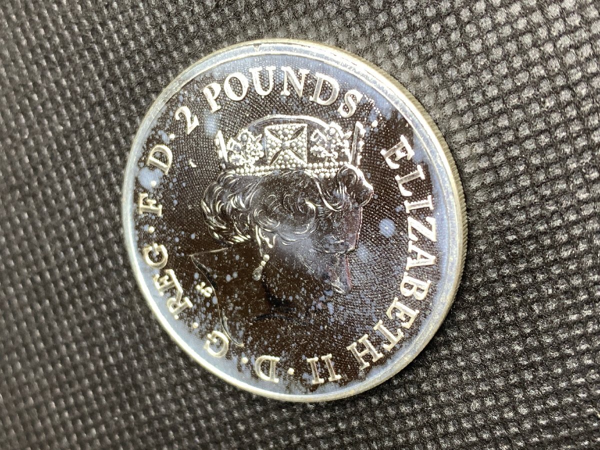 31.1グラム 2021年 (新品) イギリス「 英国王室の紋章・ライオン・ユニコーン 」純銀 1オンス 銀貨の画像4