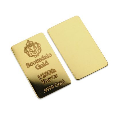 [保証書付き] (新品) アメリカ 純金 1/100オンス 純金 インゴット バーの画像3