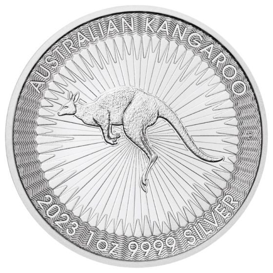[保証書・カプセル付き] 2023年 (新品) オーストラリア「カンガルー 記念」純銀 1オンス 銀貨の画像1