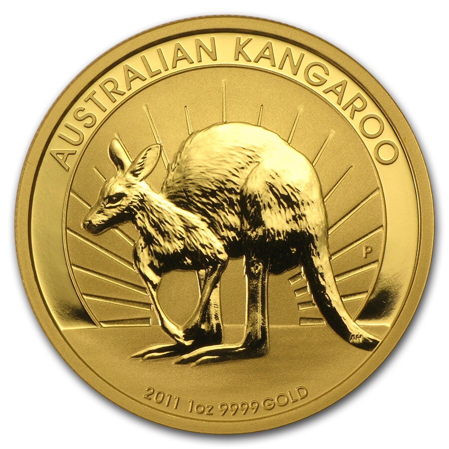 [保証書・カプセル付き] 2011年 (新品) オーストラリア「カンガルー」純金 1オンス 金貨_画像1