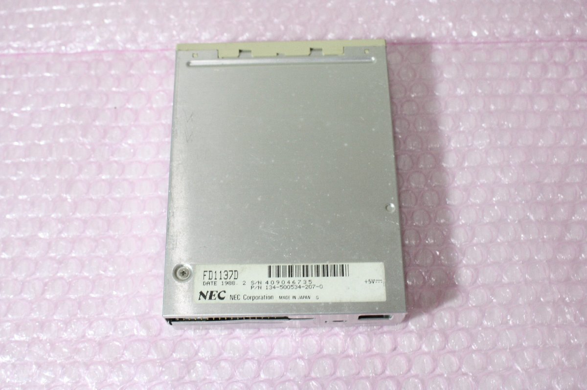 FT12【現状品】NEC純正 3.5インチフロッピー ディスクドライブ FD1137Dの画像3